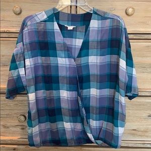 Caslon Plaid Blouse